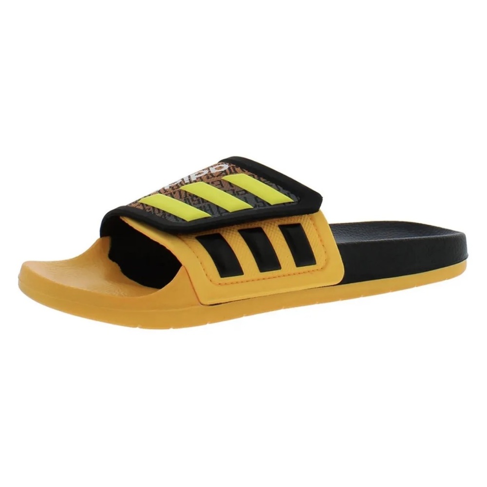 Adidas Adilette TND Messi Slides GW6145 Mens 11 Womens 12 Black Yellow